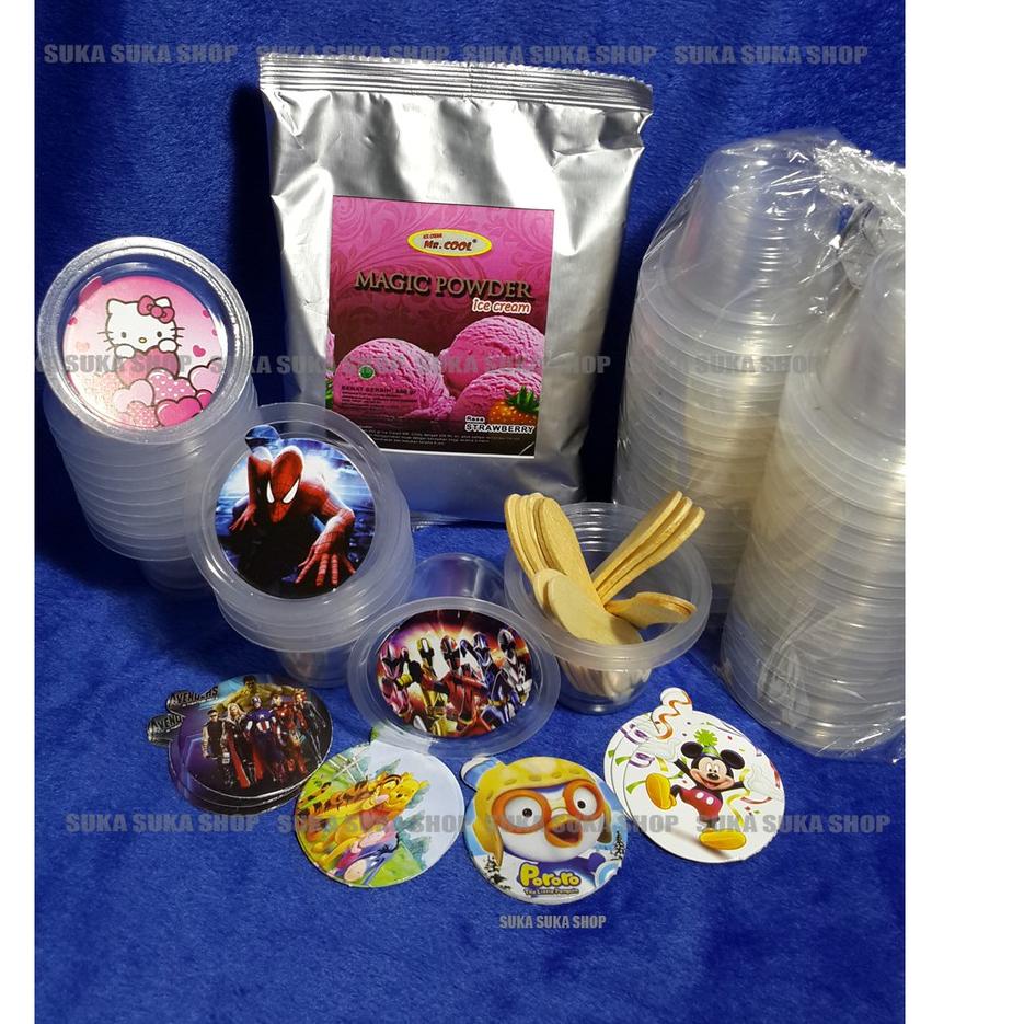 

❤[PROMO ⚡ALE!!!]❤ PAKET USAHA COOL26 1RASA CUP PLASTIK BENING / PAKET ES CREAM MURAH / PAKET USAHA ES CREAM paket