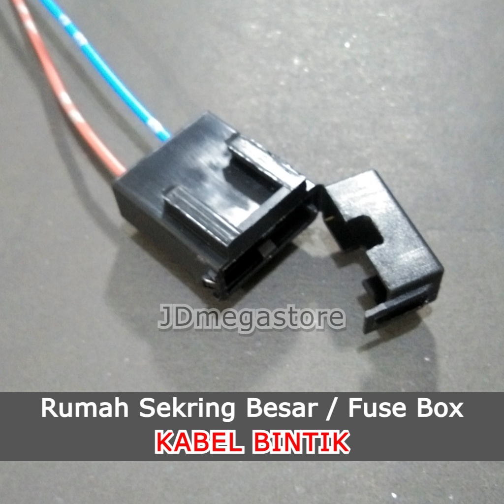 (Grosir/COD) Rumah Sekring Tancap Kotak Fuse Box Terminal Besar - KABEL BINTIK