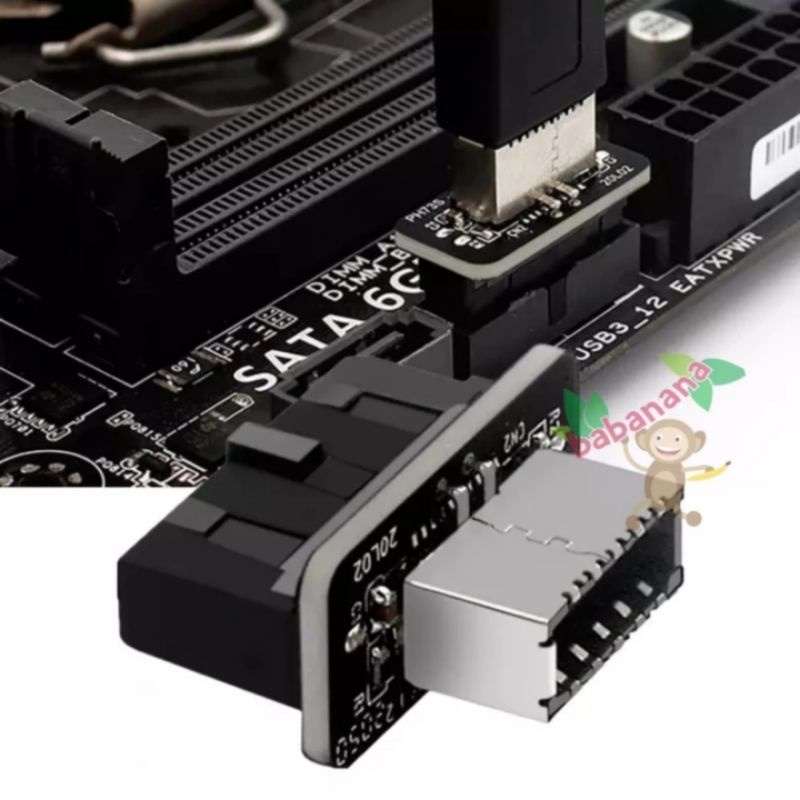 Usb to 3.0 19pin to 3.1 type c adapter motherboard mobo internal 20pin type-e type-c 20 pin