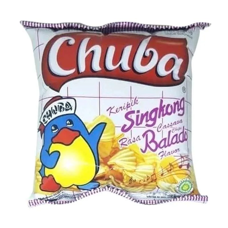 SNACK CHIKI CHUBA KERIPIK SINGKONG 3 RASA PER 1 PCS [SWEETSPACE]