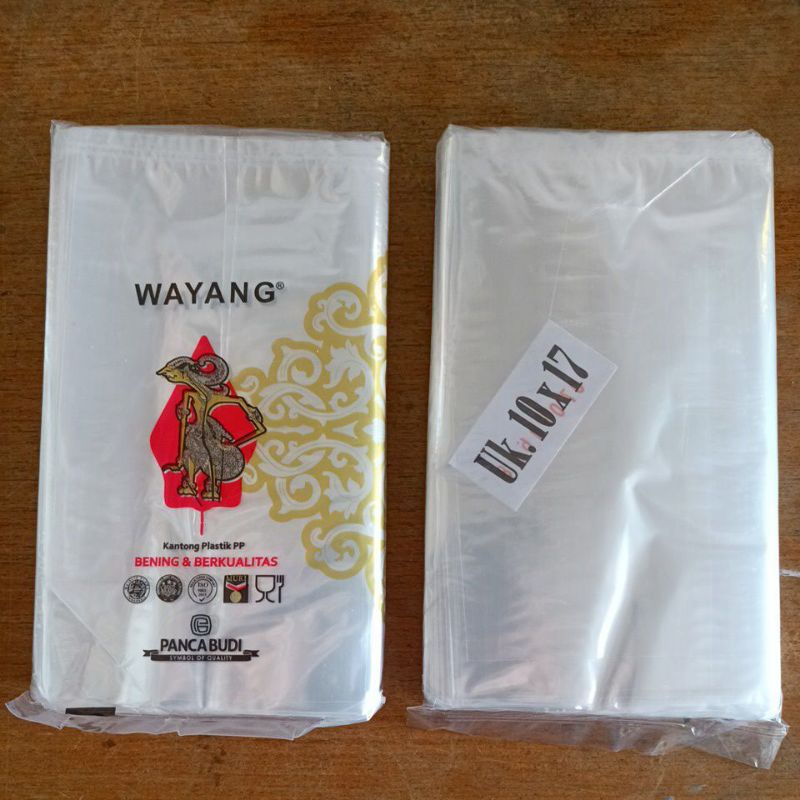 Jual Kantong Plastik Pp Bening Merek Wayang Ukuran 10x17 Shopee Indonesia 7355