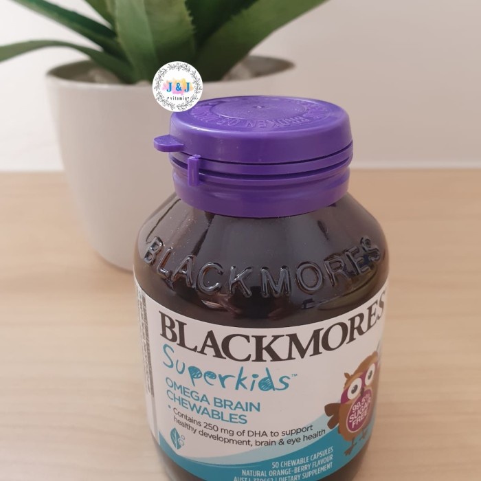 blackmores superkids omega brain 50chewables