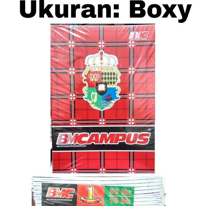 

10 pcs BUKU Tulis BOSS 50 lembar Buku CAMPUS sekolah Buku garis BOXY