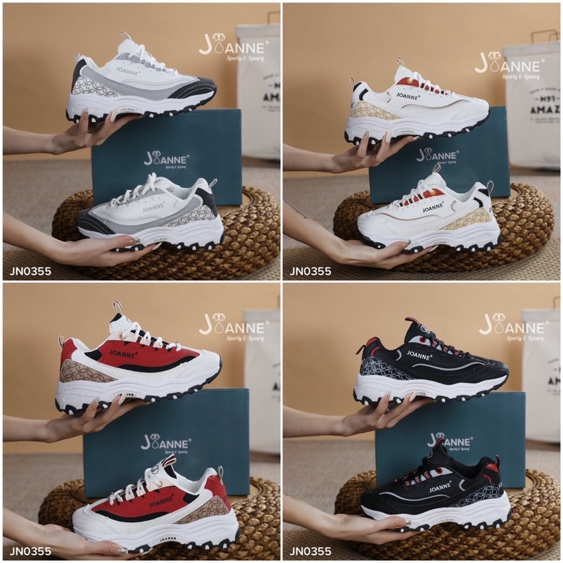 RESTOCK! [ORIGINAL] JOANNE Sporty Sneakers Shoes Sepatu Wanita #JN0355