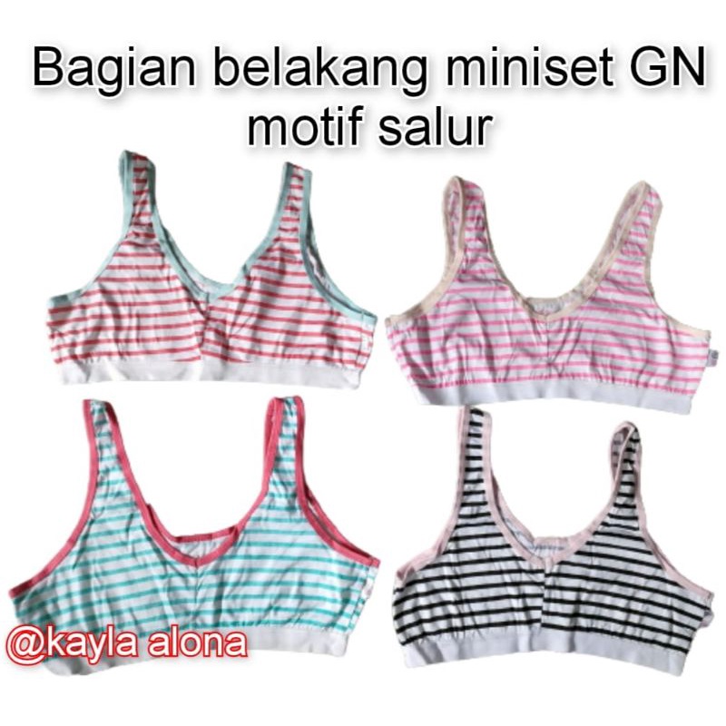 MINISET ANAK MOTIF SALUR &quot; GN &quot; ( Tanpa Busa )