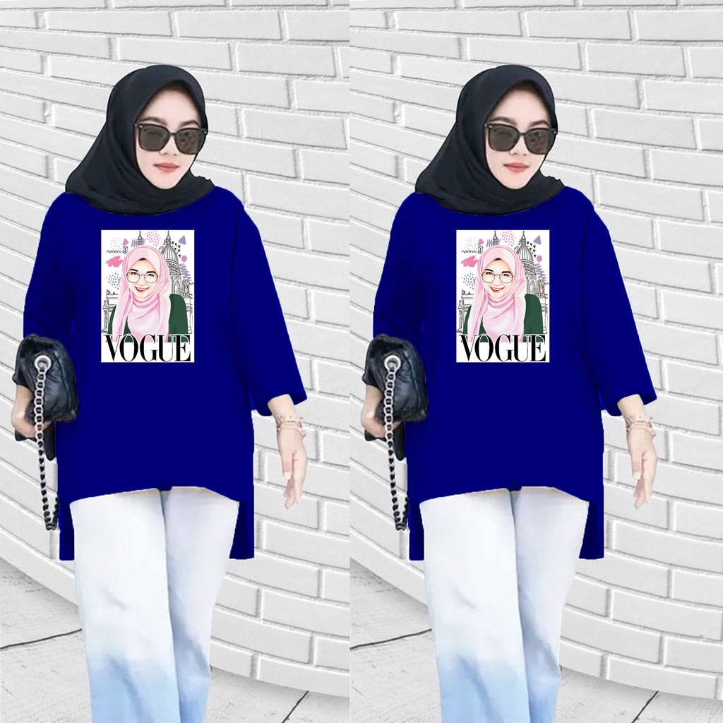 GSC - Long Tunik ANIME 033/ Tunik wanita jumbo / Tunik kaos viral / Tunik motif anime / Tunik panjang / Tunik wanita hijab terbaru