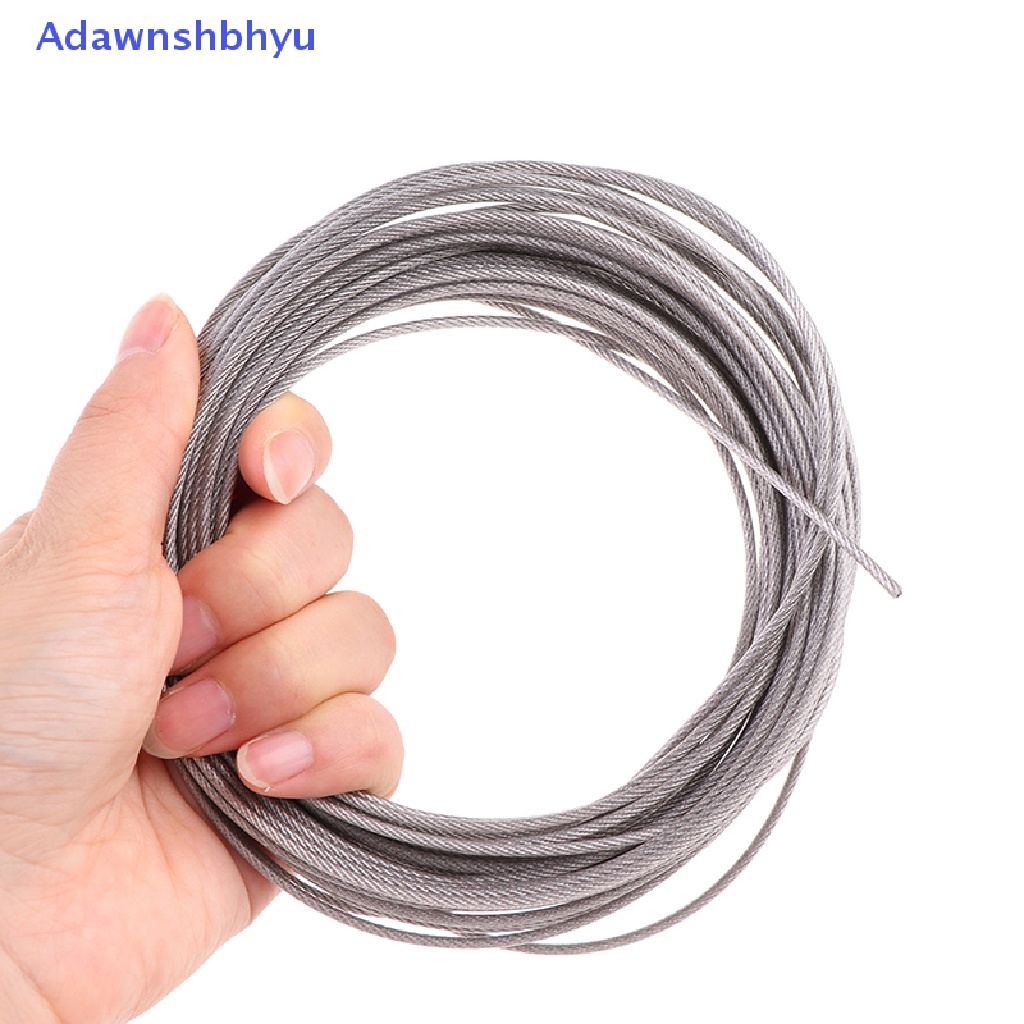 Adhyu 10M 304tali Kawat Stainless Steel Lembut Memancing Lifg Kabel7 * 7jemur ID