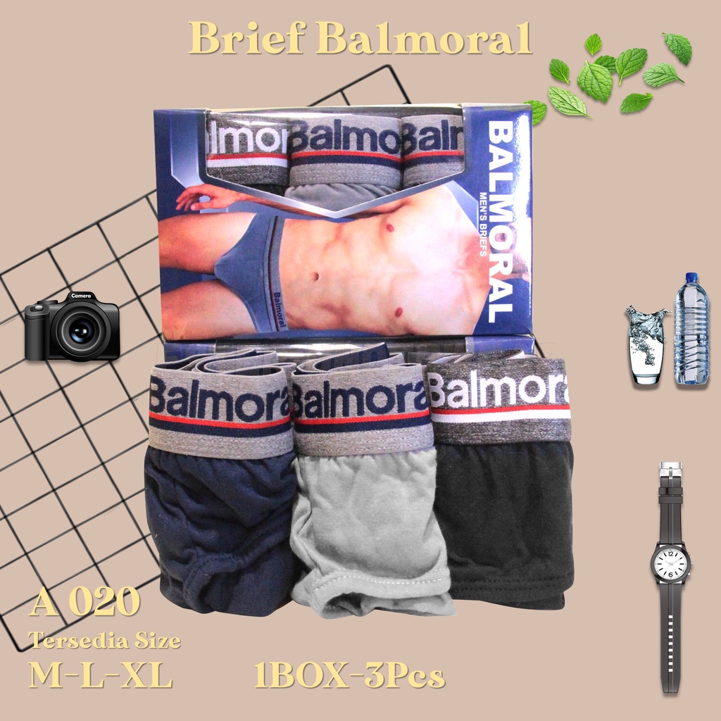 Celana Dalam Pria Balmoral A 020 ISI 3 Pcs