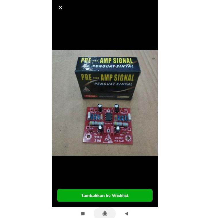 LANGSUNG ORDER 9621 Kit Pre amp penguat input audio CKJ THB 366 / kit Preamp audio CKJ THB366 ㄳ