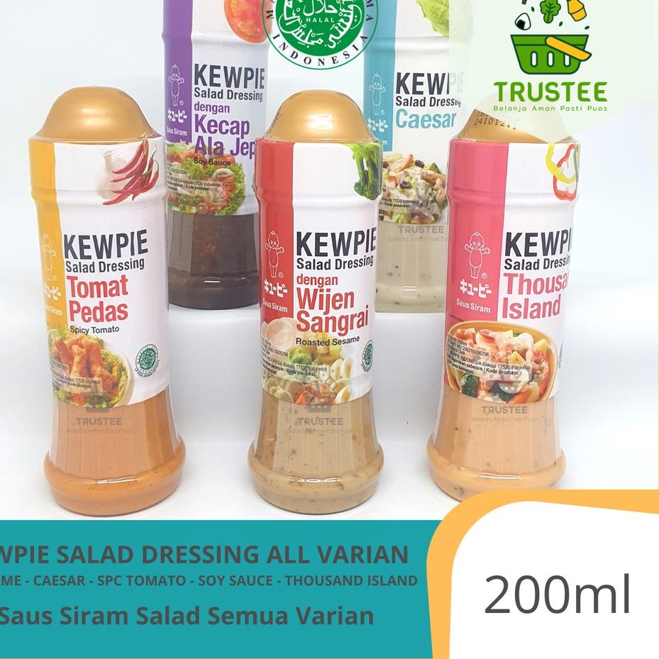 

ゟ KEWPIE SALAD DRESSING SAUS SIRAM 200 ML WIJEN SANGRAI CAESAR THOUSAND ISLAND SOY SAUCE SPICY TOMATO ぐ