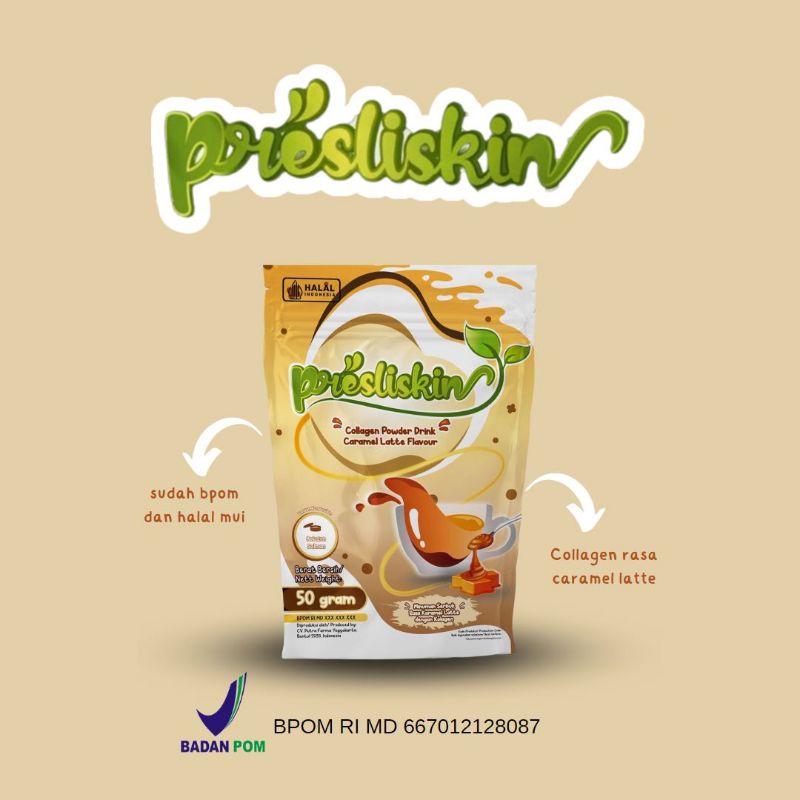 Collagen Caramel Latte Presliskin ( 1 Collagen Caramel Latte )