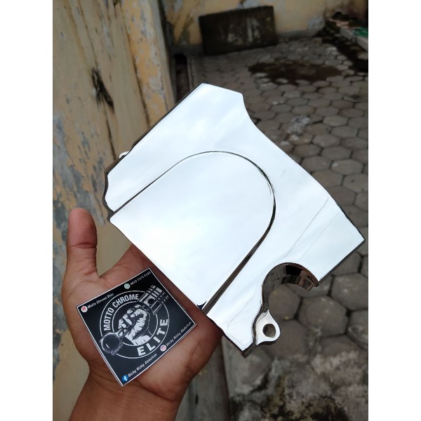 ORI AHM TUTUP GIR DEPAN MEGAPRO HIU LAMA CHROME