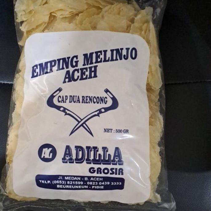 

TOP PRODUK Emping Melinjo Aceh Grade A Super tipis 500 gr Adilla.Asli Aceh 100%***