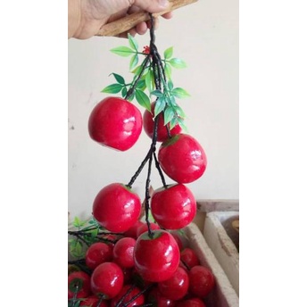 ラ Hiasan Dinding Buah Kayu / Buah Imitasi Kayu / Hiasan Buah Palsu ㊩