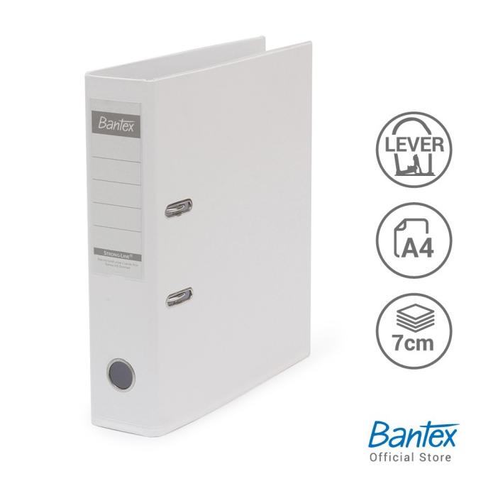 

Bantex Lever Arch File Ordner PVC A4 7cm White #1450V07