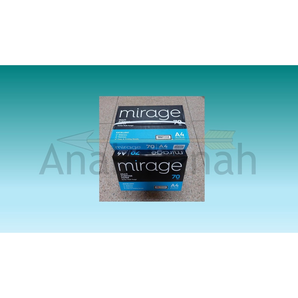

Kertas HVS A4 70 gr merek Mirage (5 rim)