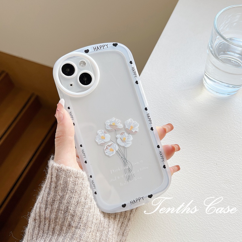 IPHONE Kompatibel Untuk Iphone14 13 12 11 Pro Max X XR Xs Max8 7 6 6s Plus Se2020Little Daisy Phone Case Soft Cover