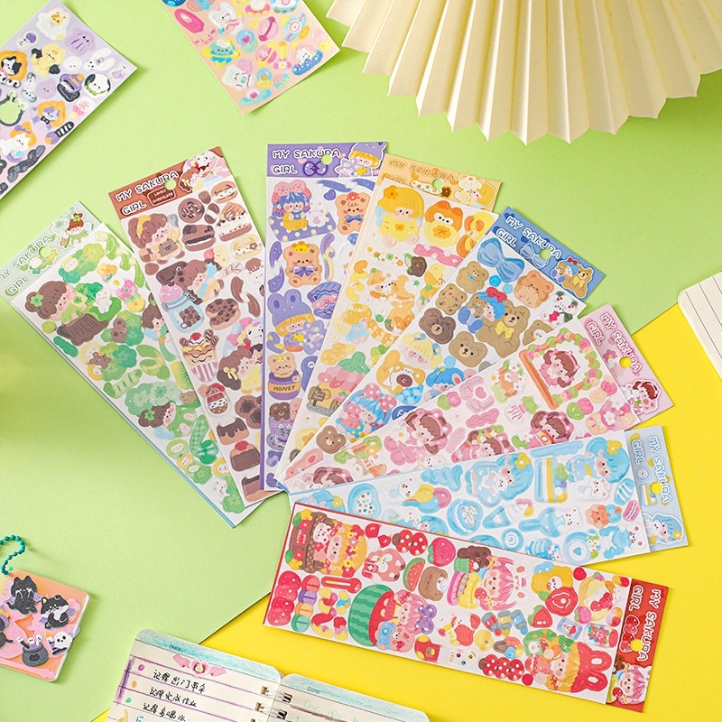 

My Sakura Girl Diary Deco Stickers READY - MSS
