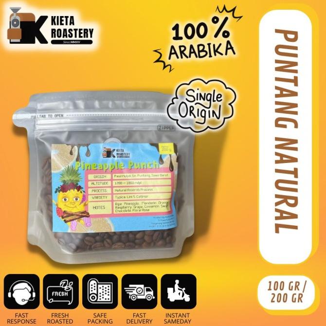 

[BISA COD] Kopi Arabika Puntang Natural Unaerob 200gr