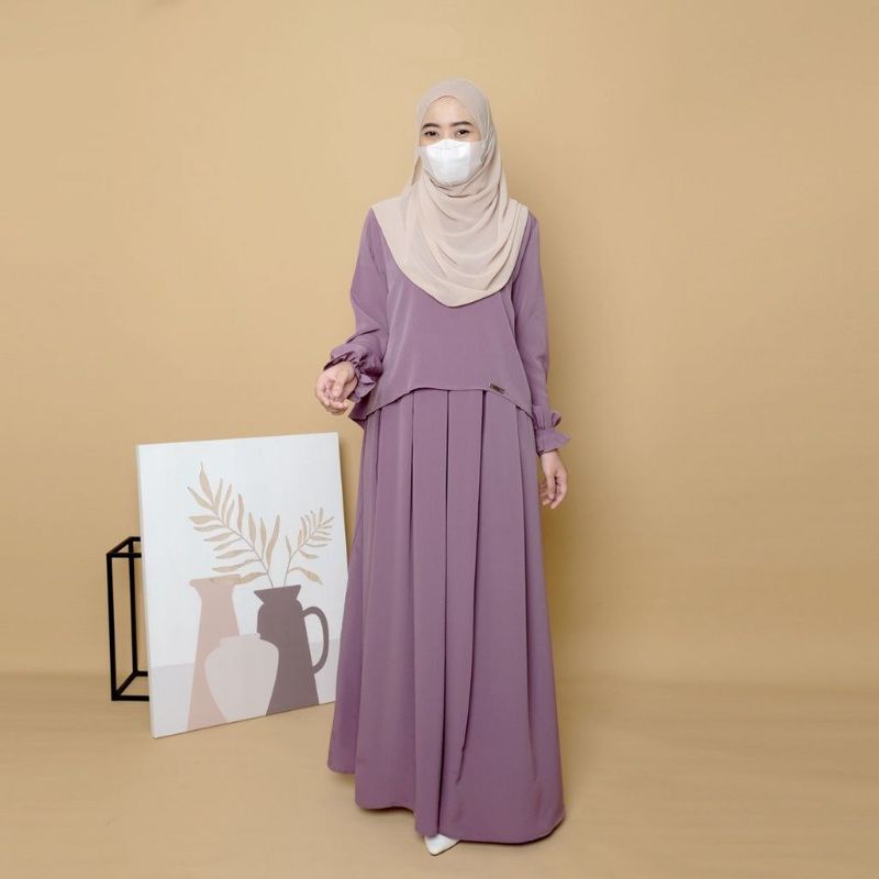 LAURA MAXY DRESS BEST SELLER GAMIS MUSLIMAH KEKINIAN