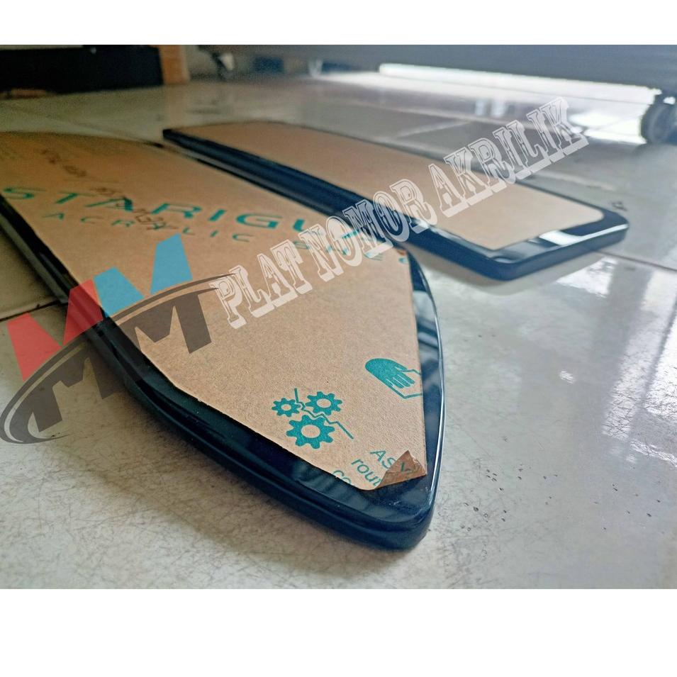 Wow Murah Meriah.. Cover Plat Nomor Mobil Akrilik cembung Acrylic Custom tatakan Dudukan Plat Nomer 