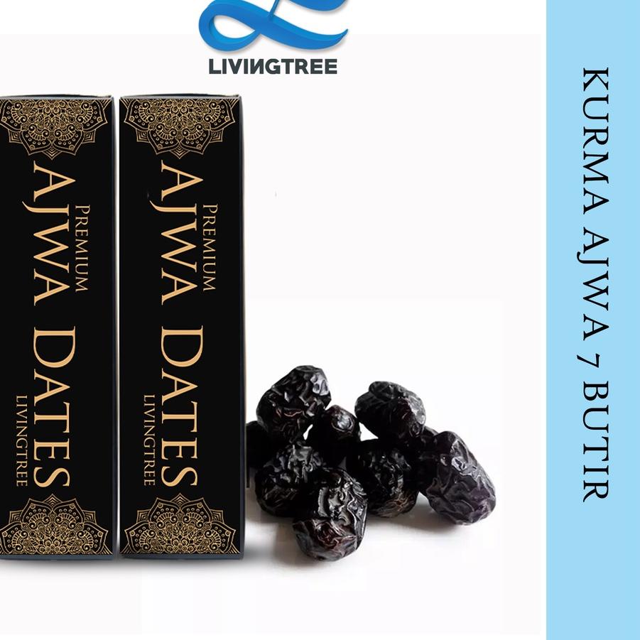 

Kurma Ajwa Al Madinah 7 Butir | Kurma Nabi Kemasan Original Premium - LivingTree
