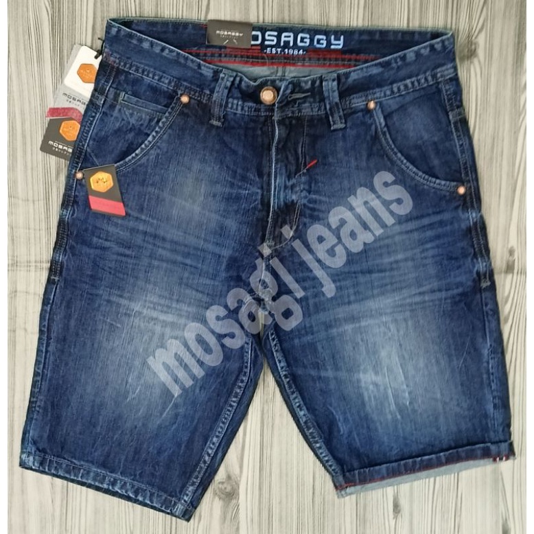 CELANA JEANS PENDEK PRIA MOSAGGY RINGKEL PREMIUM