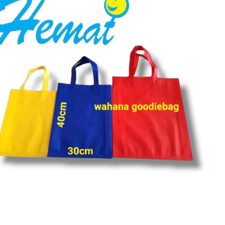 

T77✤ tas goodie bag 30x40x8/ lipat samping /non woven bag/hantaran isi12pcs Terlaris!!