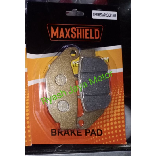 Dispad/ Kampas rem depan MaxShield for Blade/Supra x 125 pgm F1/Blade 125/Revo F1/Absolute Revo/Mega pro new/Supra x 125 helm in/CB 150R/CBR 150/Verza/F1/dll