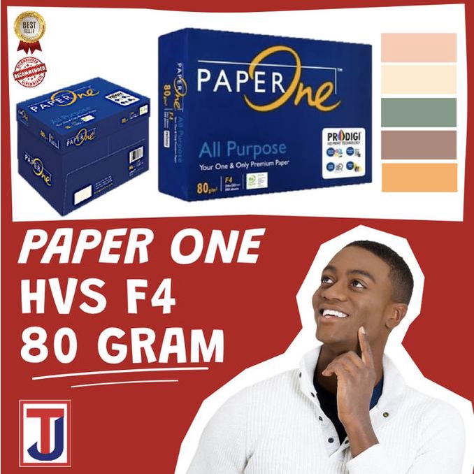 

KERTAS HVS/FOTOKOPI F4/A4 75-80 GRAM GSM PAPERONE PAPER ONE (1 RIM)