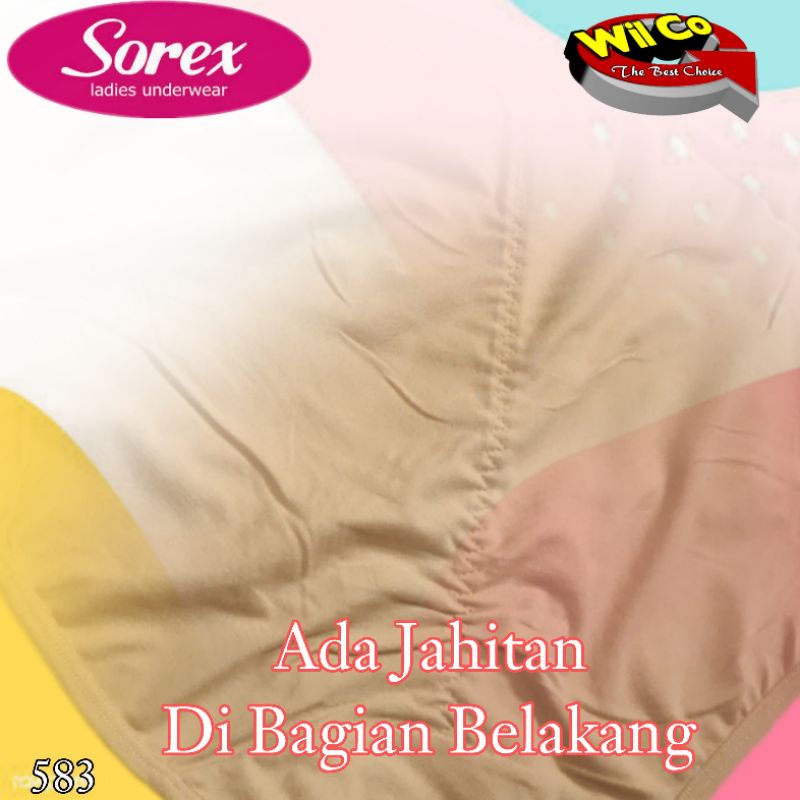 K583 - (Harga Per 1 Potong) CELANA DALAM WANITA CD WANITA PAKAIAN WANITA PAKAIAN DALAM SOREX JUMBO SIZE 3XL - 5XL