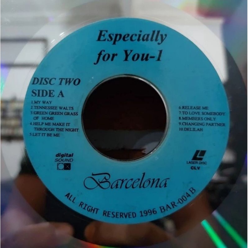 Laser disc Especially For You-1