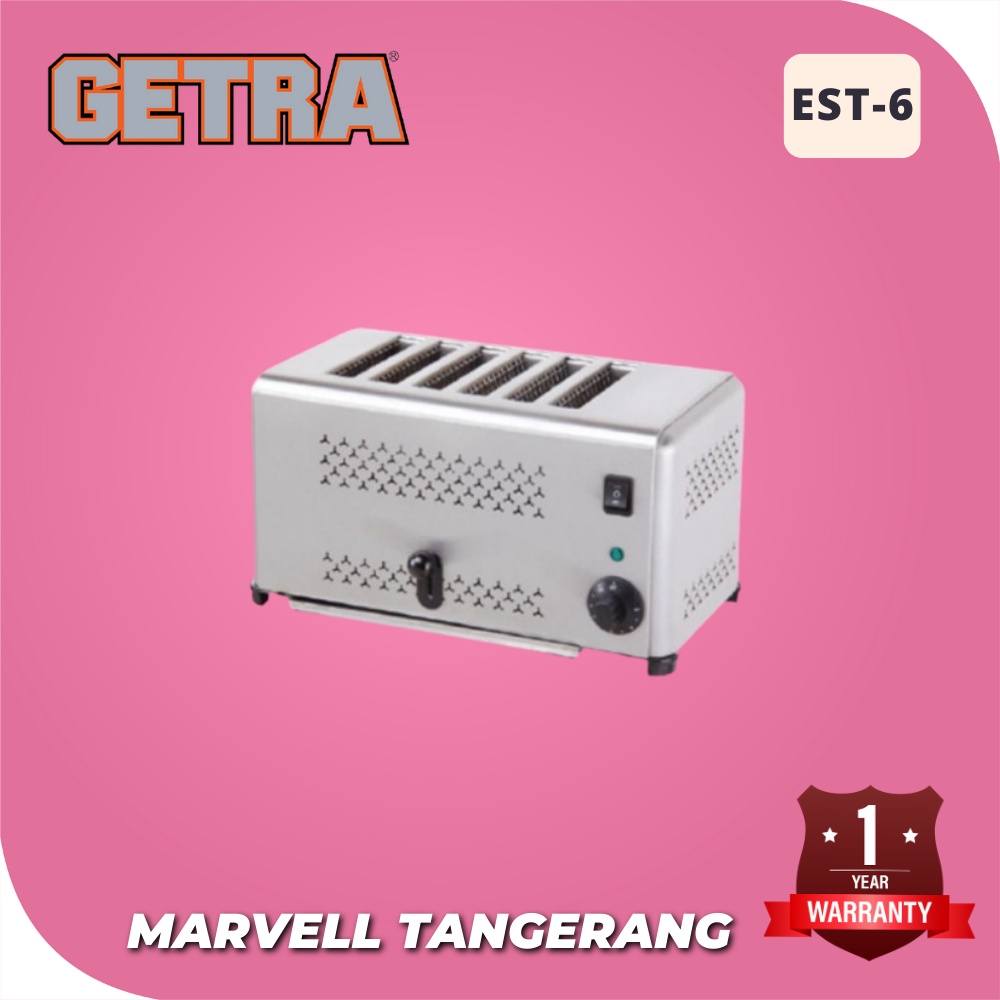 TOASTER ROTI GETRA EST-6 / MESIN PEMANGGANG ROTI