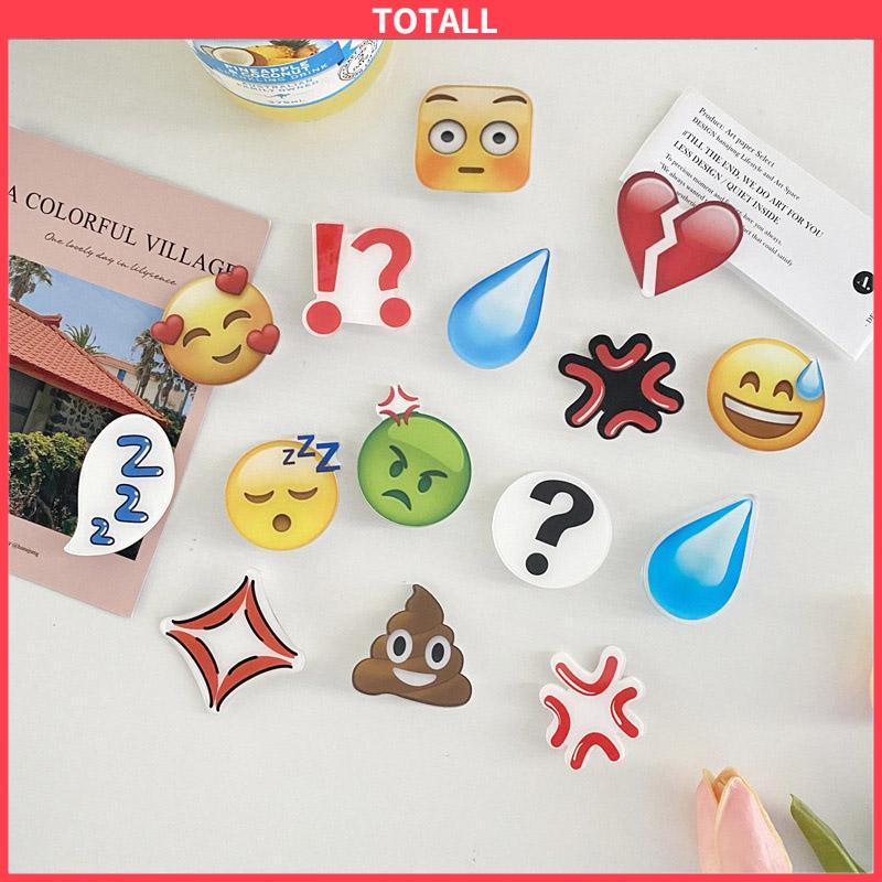 COD klip samping akrilik emoji emoji Korean fashion accessories-Totall