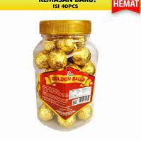 

NFG✵ Tobelo Cokelat Golden Ball Toples (1 toples isi 40 pcs) 240 gr Barang Baru