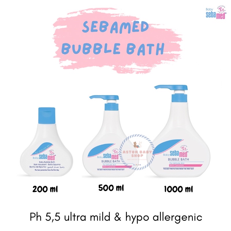 Sebamed Baby Bubble Bath 200 ml / 500 ml / 1000 ml Sabun mandi bayi