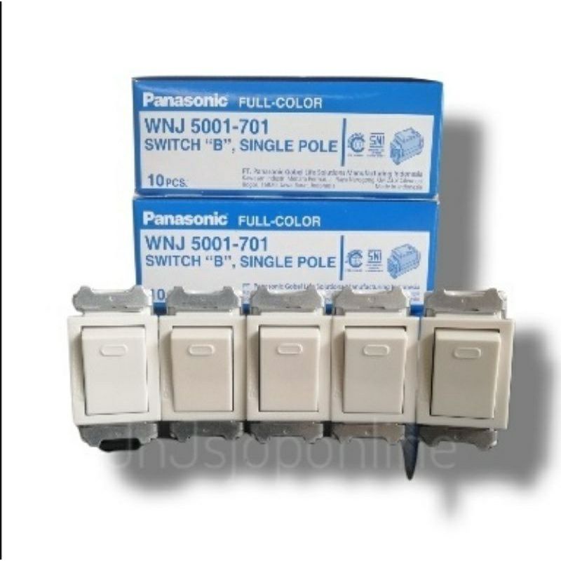 0Saklar panasonic, WNJ 5001-701, mata saklar lama Panasonic