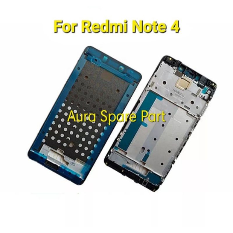 FRAME LCD TULANG TENGAH BEZEL REDMI NOTE 4 MEDIATEX