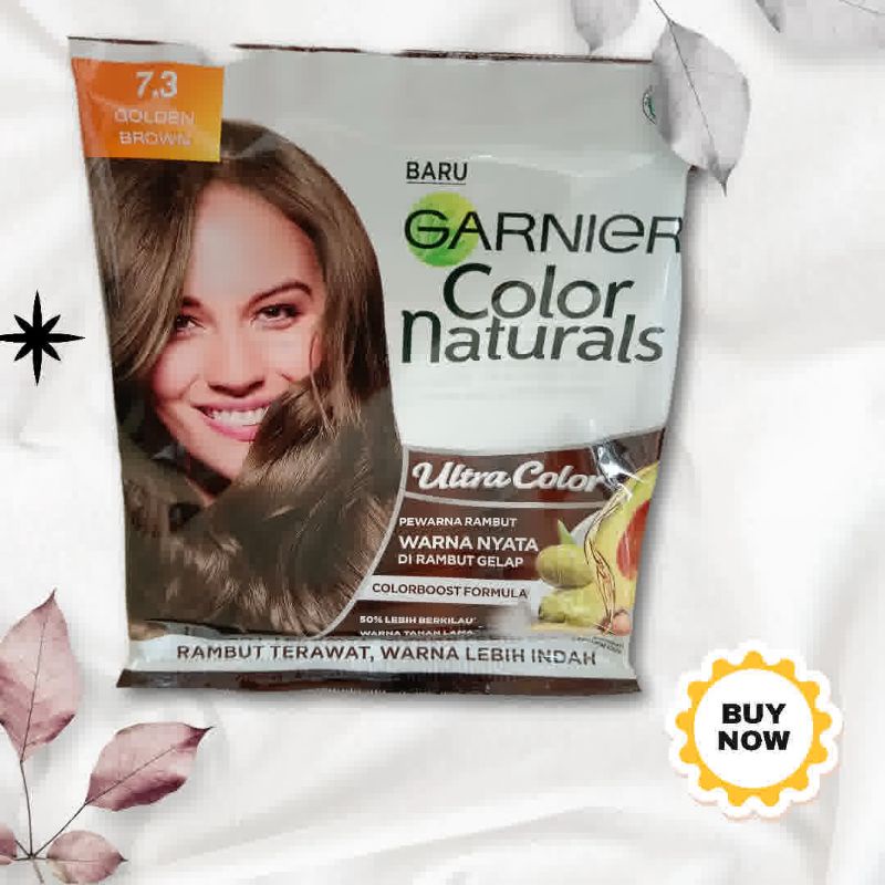 Garnier Semir Rambut Ultra Color Sachet 30gr (Ash blonde golden brown)