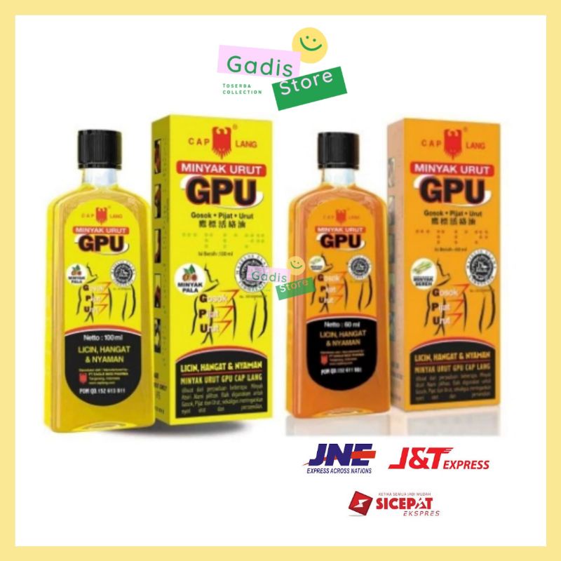 Minyak Urut GPU Minyak Pala & Sereh