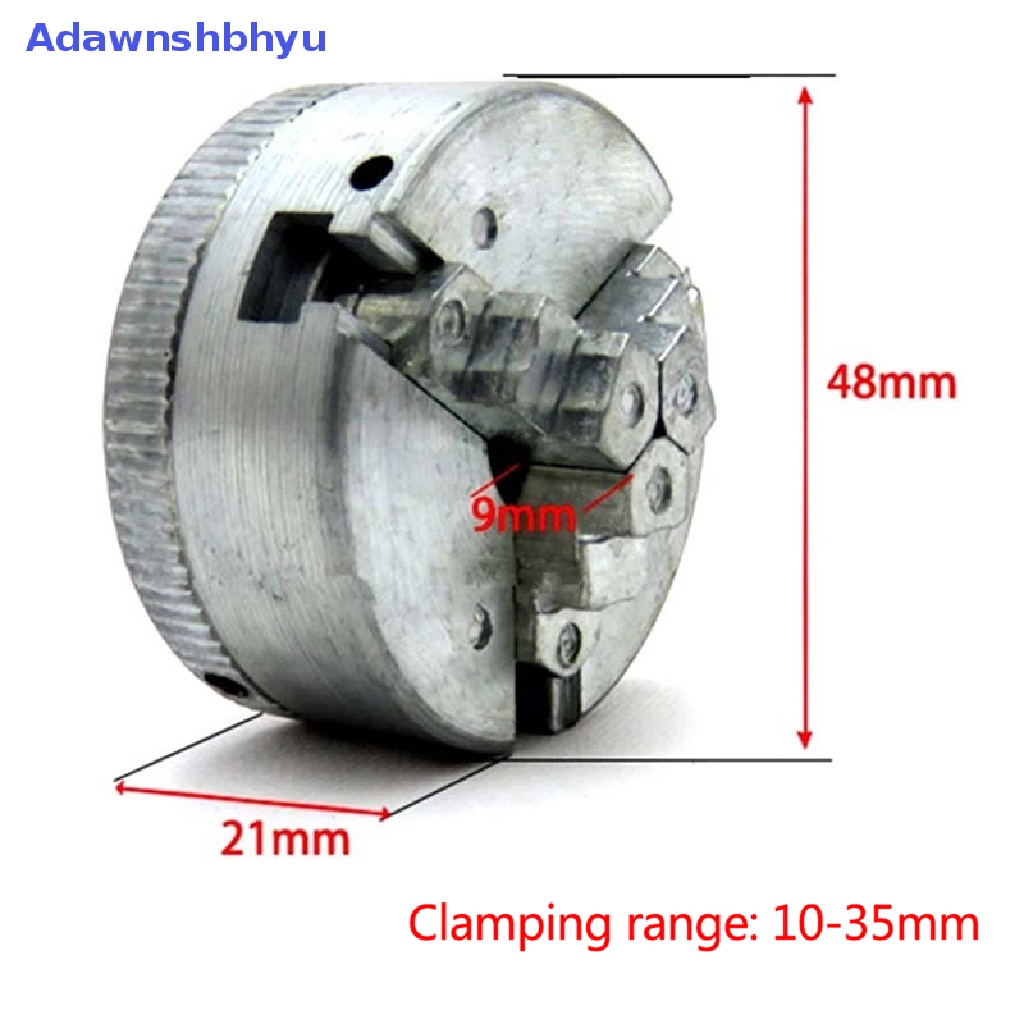 Adhyu 3rahang Zinc Alloy Bubut Chuck Kayu Turning Clamp Alat Bor Drat Belakang Untuk Mesin Dengan Connecg Rod Chuck Bor Tangan Connecg Rod ID