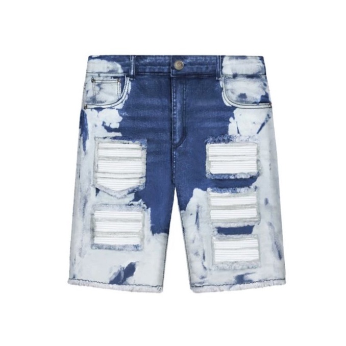 Rucas White Caviar Leather Short - 30