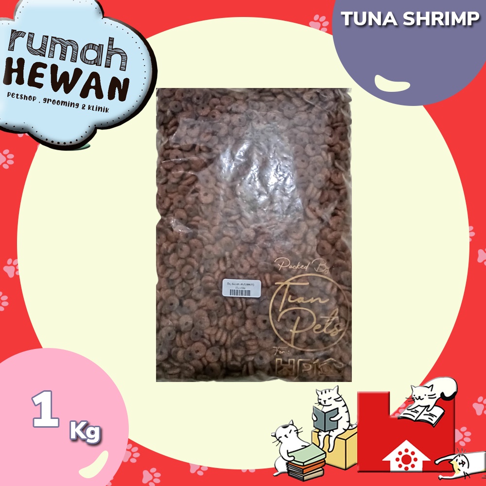 Makanan kucing kering CUTIES CATZ 1KG