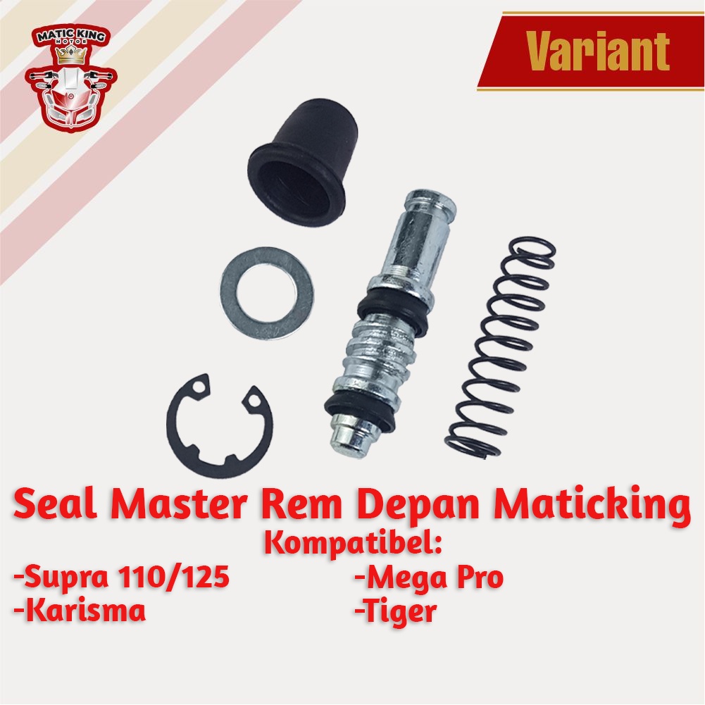 Seal Master rem kit depan Beat Vario Scoopy Genio Deluxe Spacy Blade Revo Absolute Karbu Fi ESP POP Street  110 Maticking