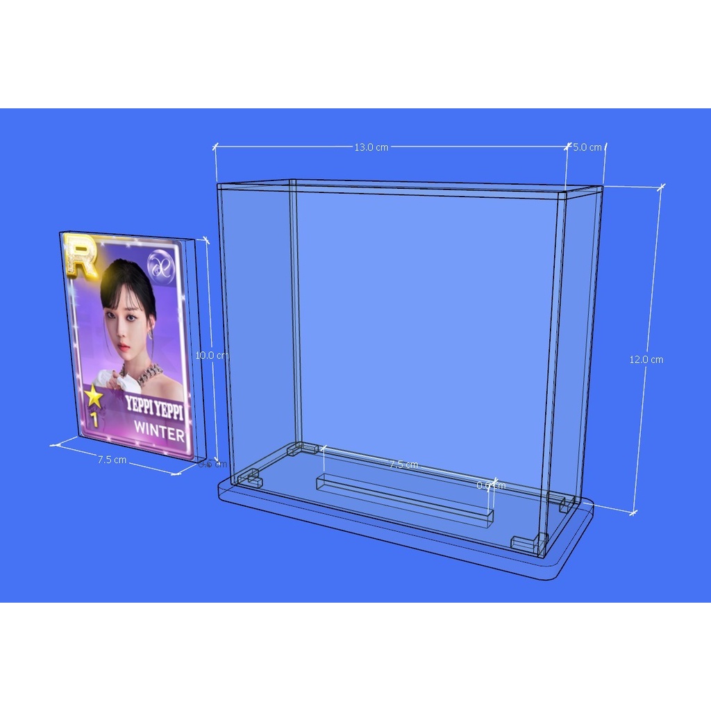 Box Akrilik Photocard Custom / Rak Akrilik Photocard / Rak Photocard Akrilik