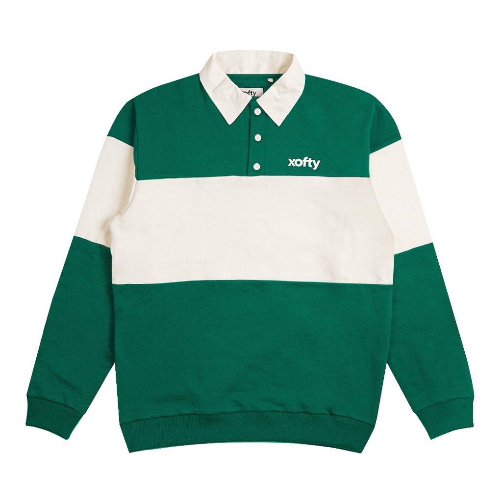 Xofty Salvia Canoli Sweater Crewneck Emerald