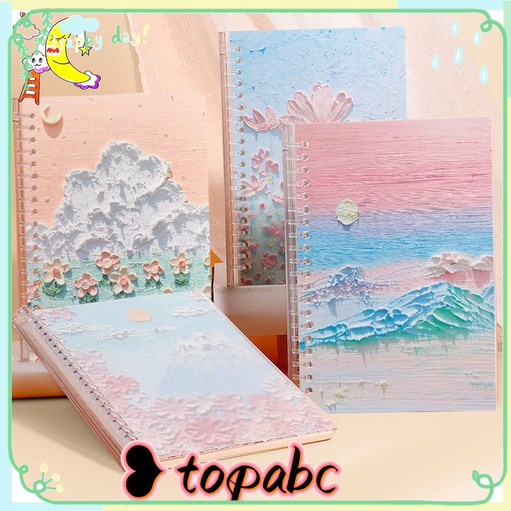 Top A5 Landscape Notebook Alat Tulis Jurnal Diary Lukisan Gaya Cina