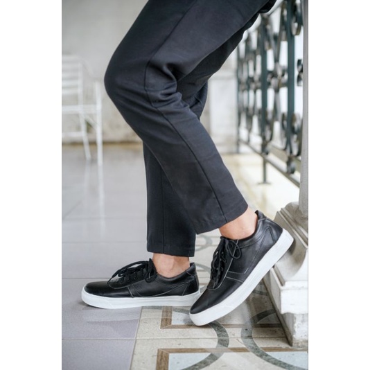 Brotherboots Sepatu Pria Asli Kulit Sapi 100%|Sepatu Pria Sneaker Low Boot Model Tali Asli kulit