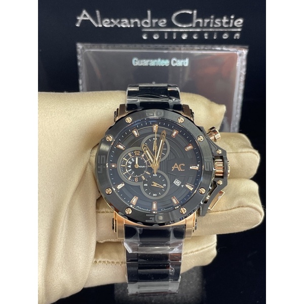 alexandre christie 9205bc pria black rosegold
