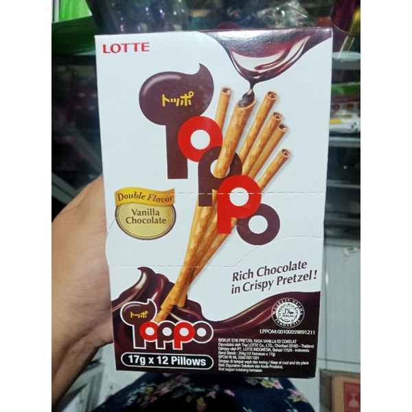 

lotte toppo/ stik coklat